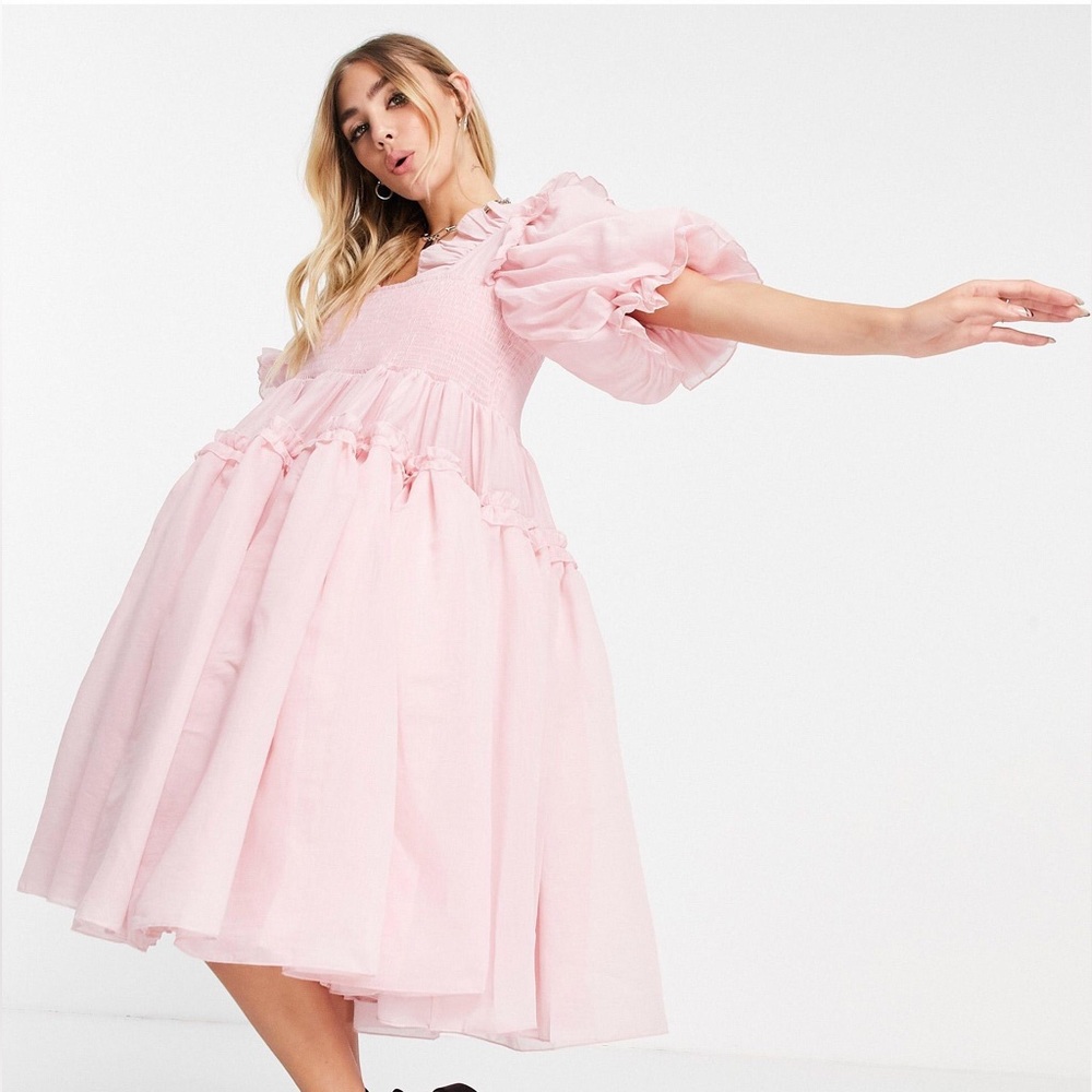 Pink Oversized Dress by SISTER JANE [🎄Holiday Sale]